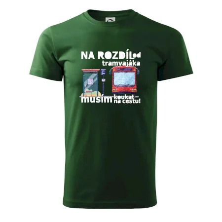 Na rozdíl od tramvajáka musím koukat na cestu