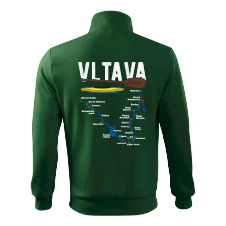 Mapa řeky Vltavy