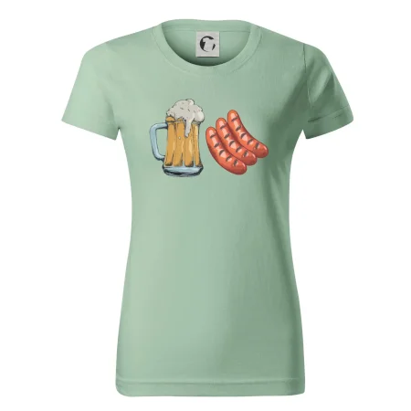 Pivo a klobása