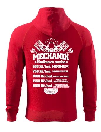 Mechanik - hodinová sazba