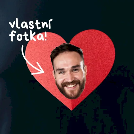 Vlastní fotka v srdci