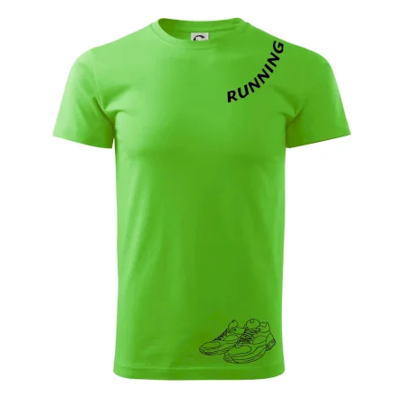 Running nápis šikmo