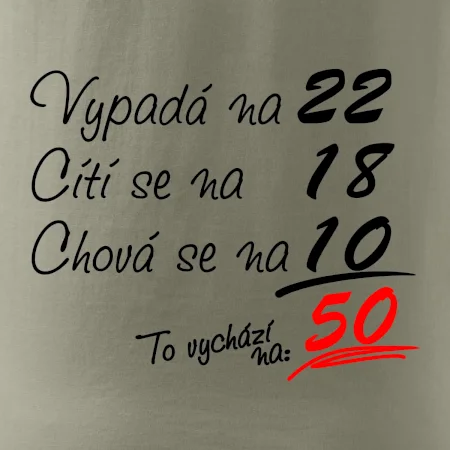 Vypadá, cítí se, chová se - 50 let