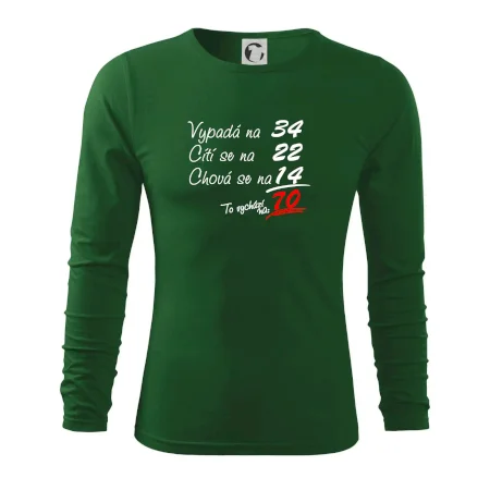 Vypadá, cítí se, chová se - 70 let