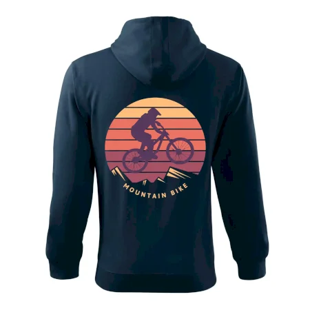 MTB barevné kolo západ slunce