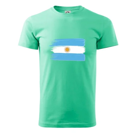 Argentina vlajka kreslená štětkou