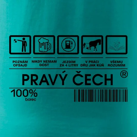 Čárový kód  - Pravý Čech
