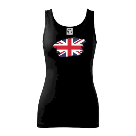 Britská vlajka roztrhaná