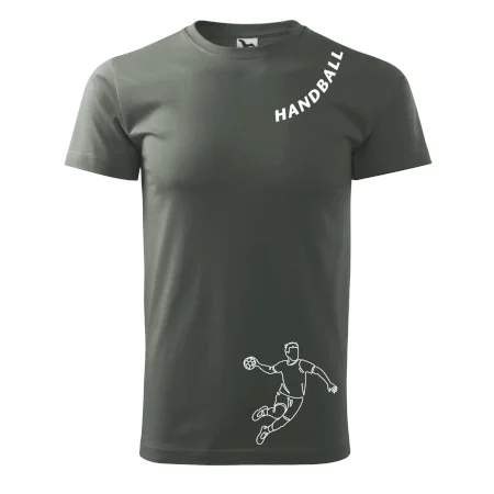 Handball nápis šikmo