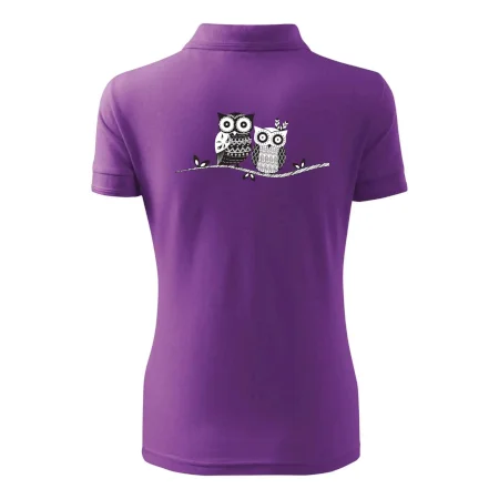 Dvě sovy abstraktní