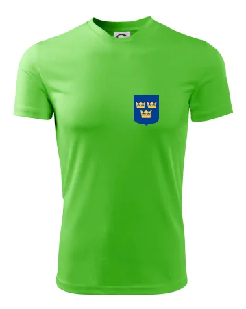 Švédský znak tři korunky na prso