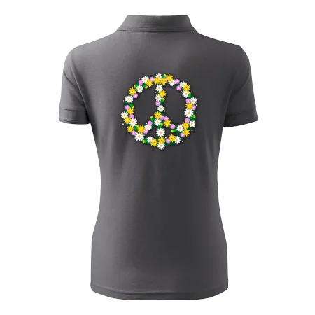 Peace symbol kopretiny