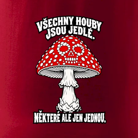 Všechny houby jsou jedlé, některé ale jen jednou