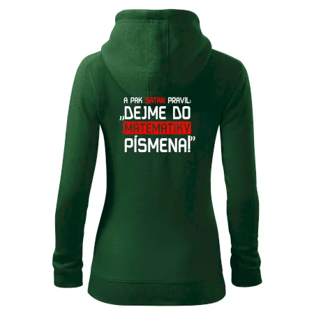 A pak satan pravil dejme do matematiky písmena