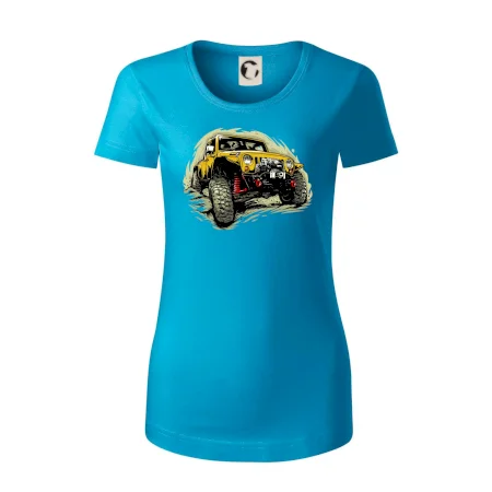 Žlutý offroad s navijákem