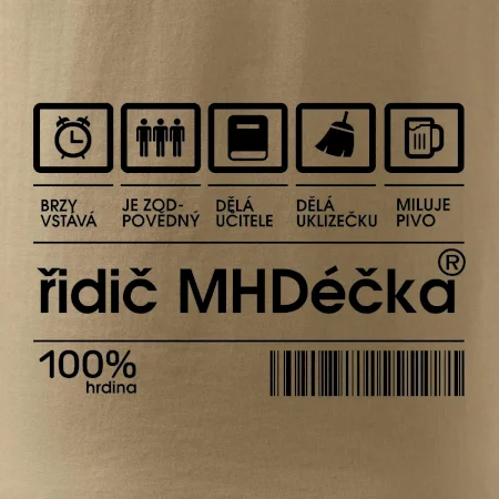 Čárový kód -  Řidič MHD
