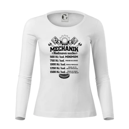 Mechanik - hodinová sazba