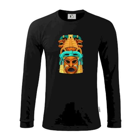 Mayové maska s pyramidou
