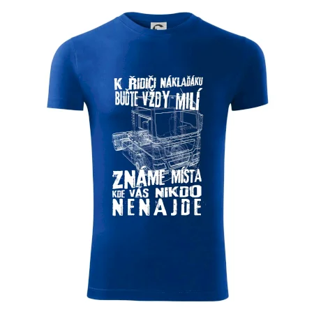 K řidiči náklaďáku buďte vždy milý