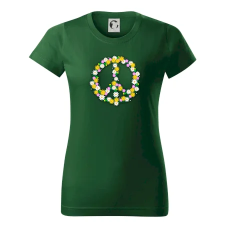 Peace symbol kopretiny