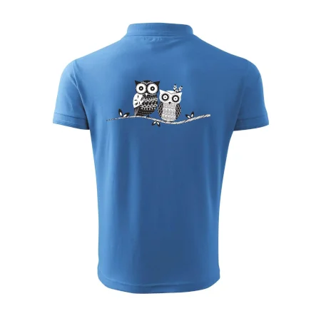 Dvě sovy abstraktní