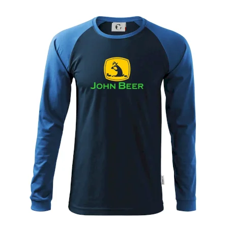 John Beer jelen s pivem