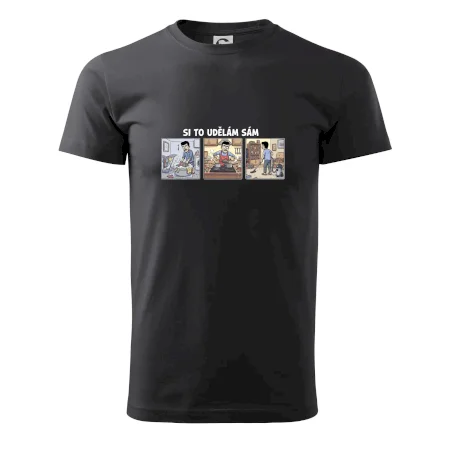 Si to udělám sám - muž s knírkem
