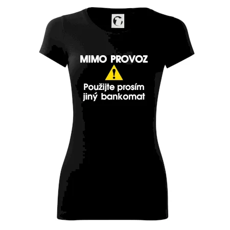 Mimo provoz - použijte jiný bankomat
