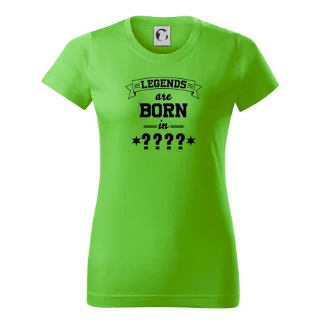 Legends are born in (tvůj měsíc narození)