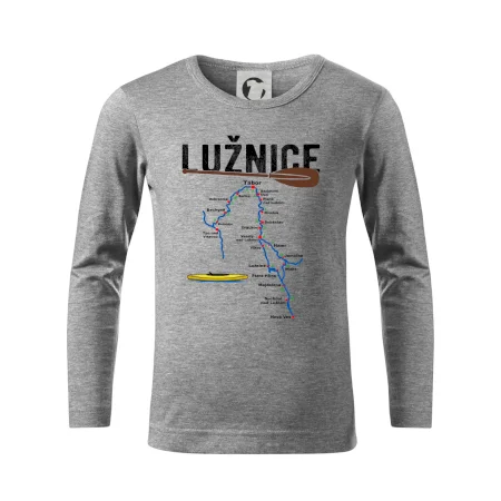 Mapa řeky Lužnice