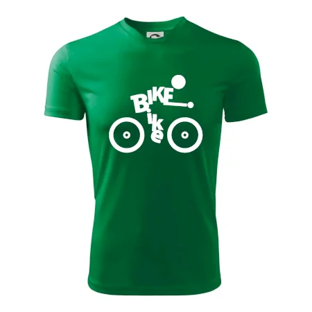 Bike nápis postava