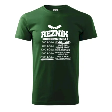 Hodinová mzda řezník