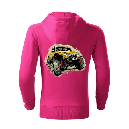 Žlutý offroad s navijákem