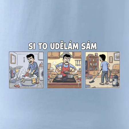 Si to udělám sám - muž s knírkem