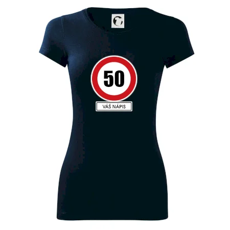 Dopravní značka - rychlost 50 - váš nápis