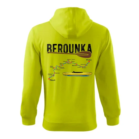 Mapa řeky Berounky