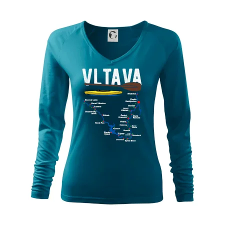 Mapa řeky Vltavy