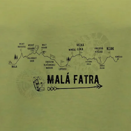 Profil kopca - Malá fatra