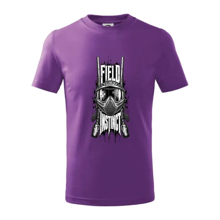 Černobílá maska field instinct paintball