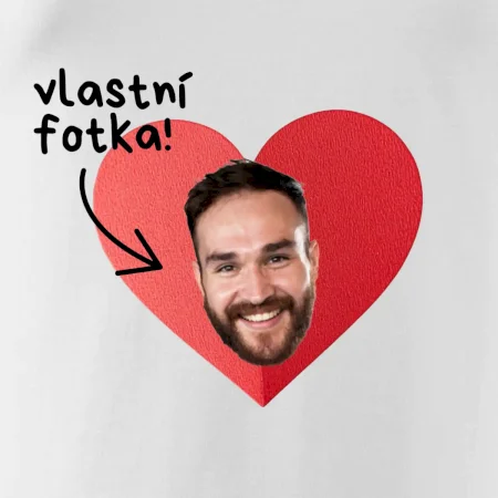 Vlastní fotka v srdci