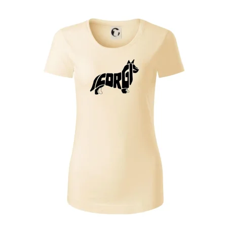 Corgi - nápis v těle