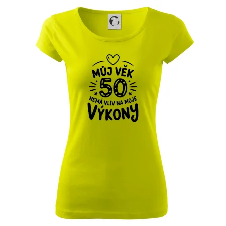 Můj věk nemá vliv na moje výkony