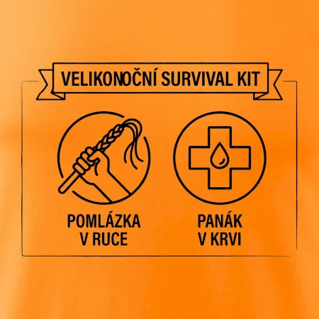 Velikonoční survival kit Pomlázka v ruce, panák v krvi