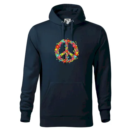 Peace symbol červené květiny