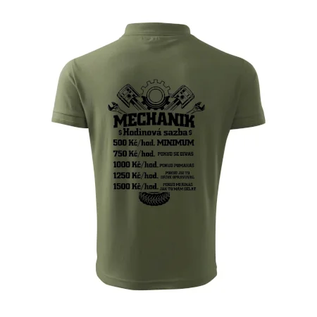 Mechanik - hodinová sazba