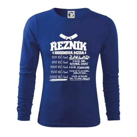 Hodinová mzda řezník