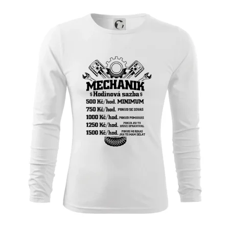 Mechanik - hodinová sazba