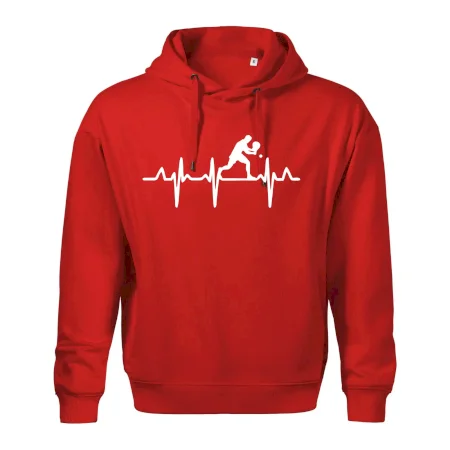 EKG stolní tenista stojící