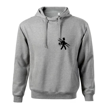 Kominík logo + nápis na zádech