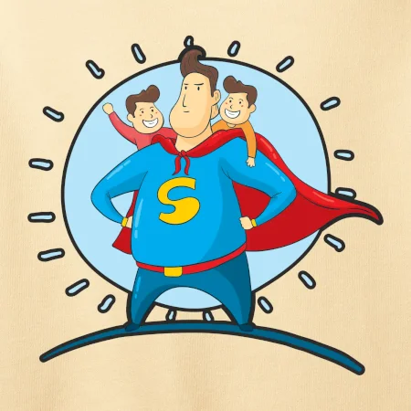 Táta superman - kluk a kluk